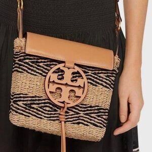 Tory Burch Miller Straw Crossbody